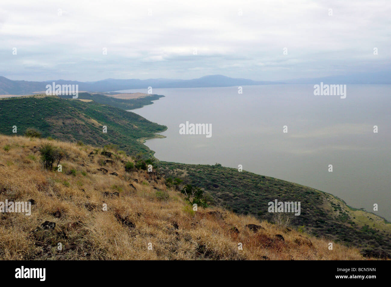 Äthiopien Chamo See Stockfoto