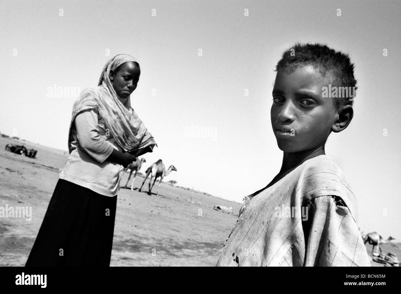 Nubia Sudan Bayuda Wüste Stockfoto