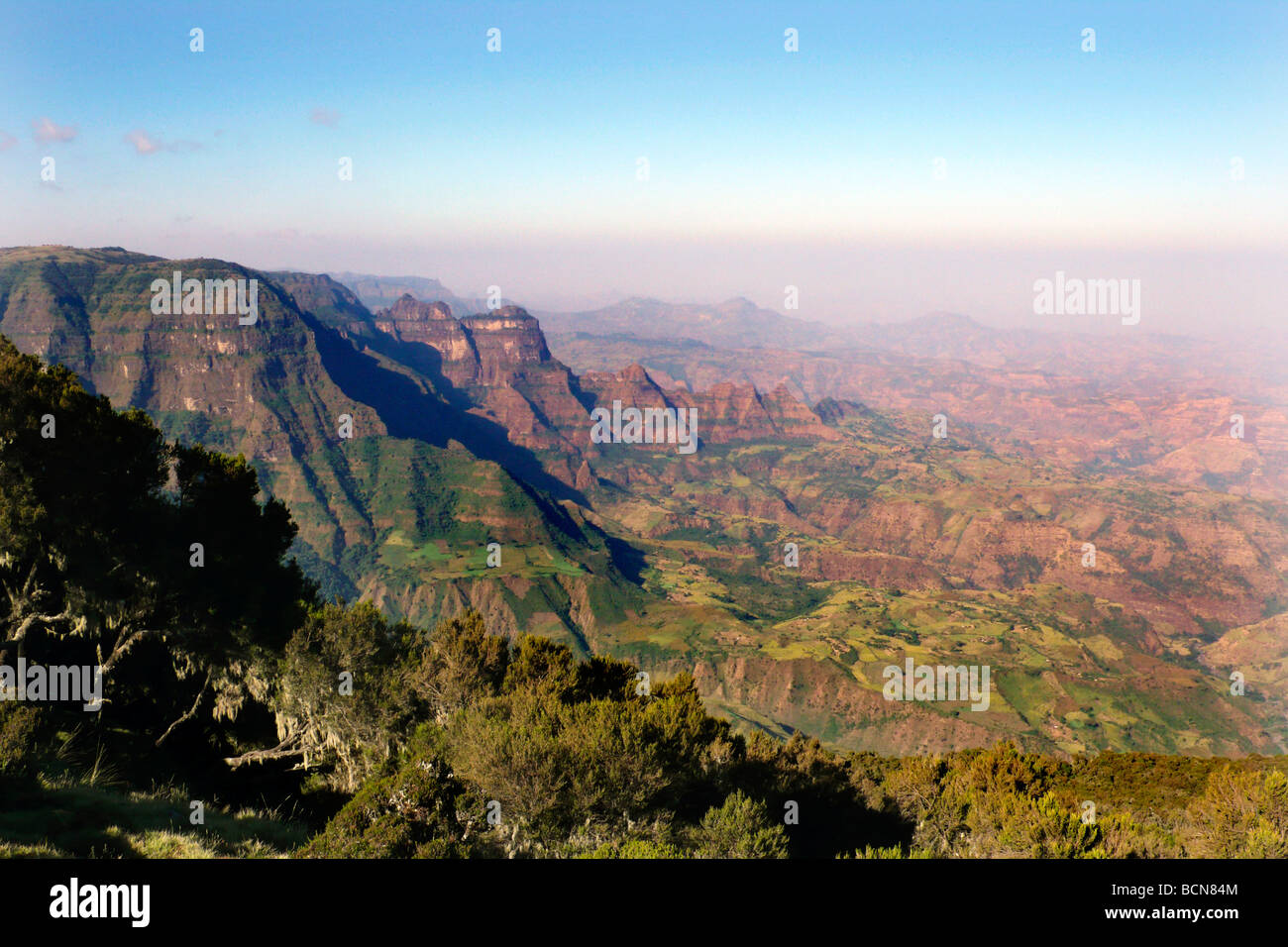 Äthiopien Simien mountain Stockfoto