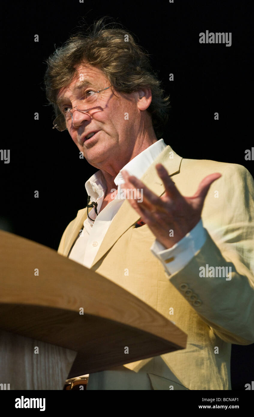 Melvyn Bragg britische Sender und Autor abgebildet Hay Festival 2009 Stockfoto