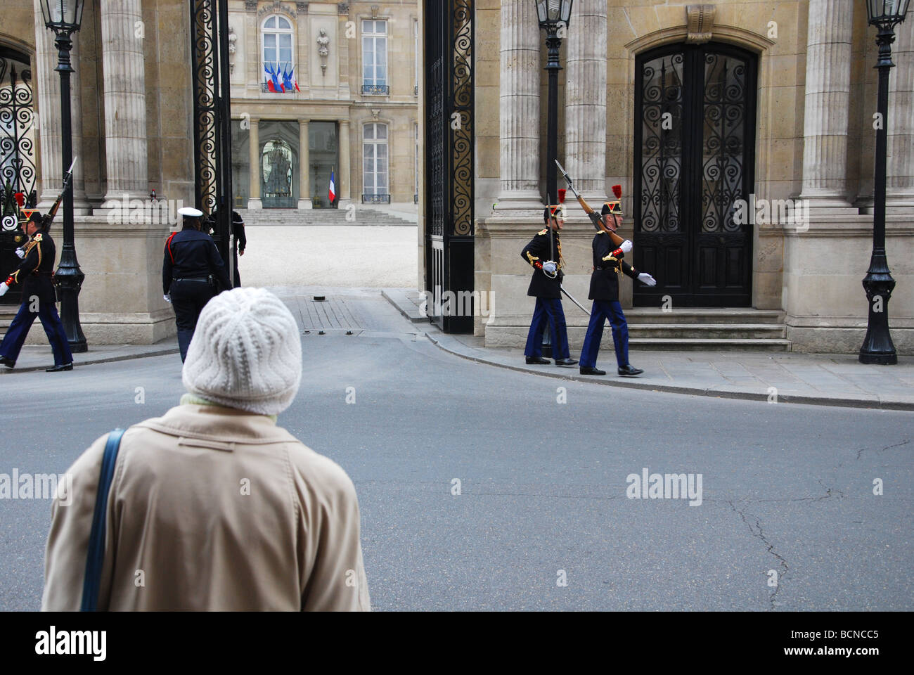 Elysee-Palast, die offizielle Residenz des Präsidenten der französischen Republik, Paris Frankreich Stockfoto