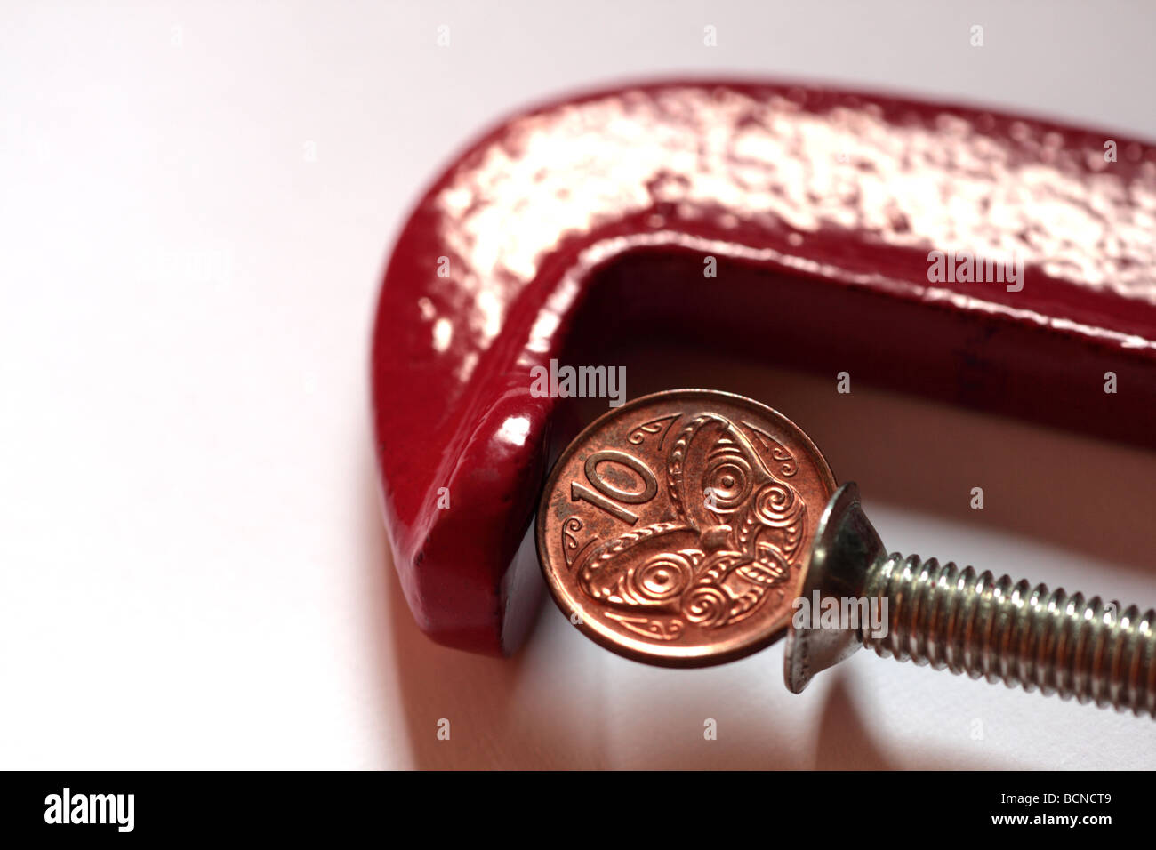 Credit Crunch Stockfoto