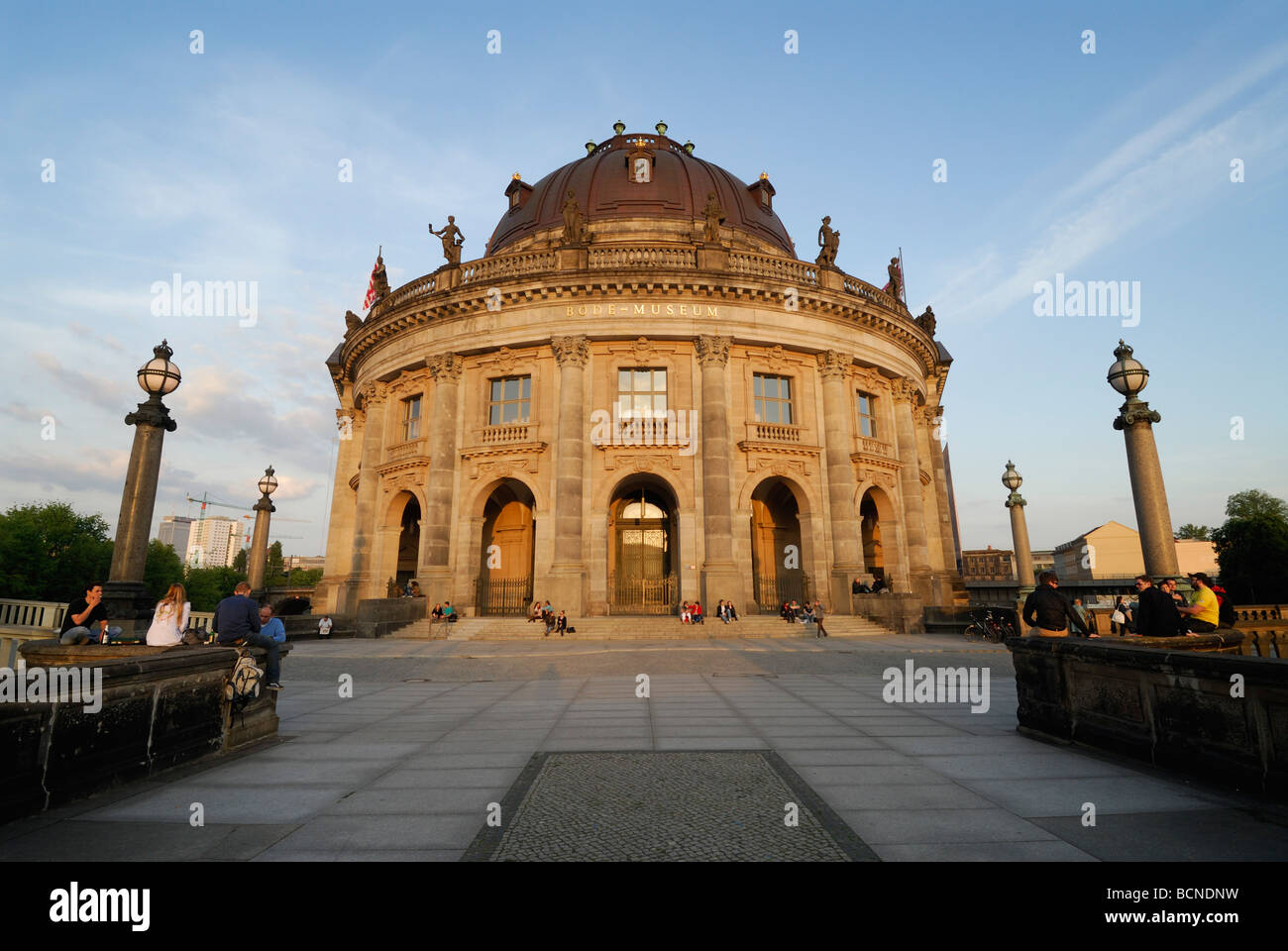 Berlin-Deutschland-Bode-Museum auf der Museumsinsel Gehäuse der Skulpturensammlung und Museum für byzantinische Kunst Stockfoto