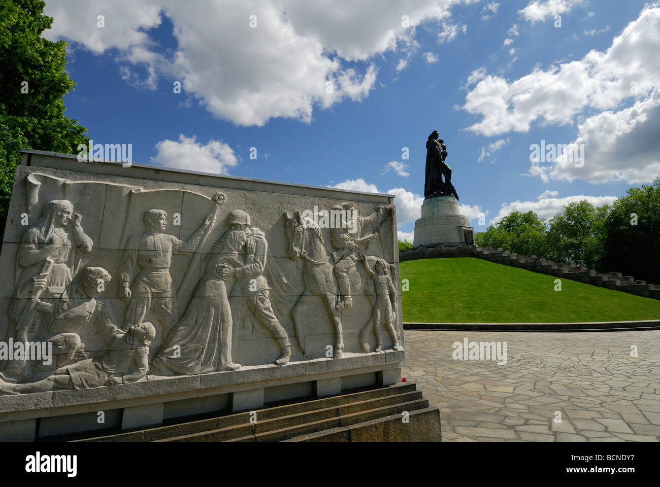 Berlin Deutschland Sowjetischen Ehrenmals im Treptower Park Stockfoto