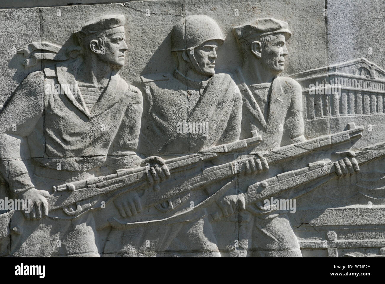 Berlin Deutschland Sowjetischen Ehrenmals im Treptower Park Stockfoto