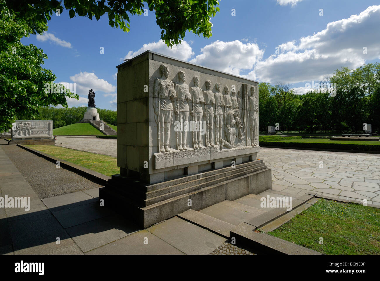 Berlin Deutschland Sowjetischen Ehrenmals im Treptower Park Stockfoto