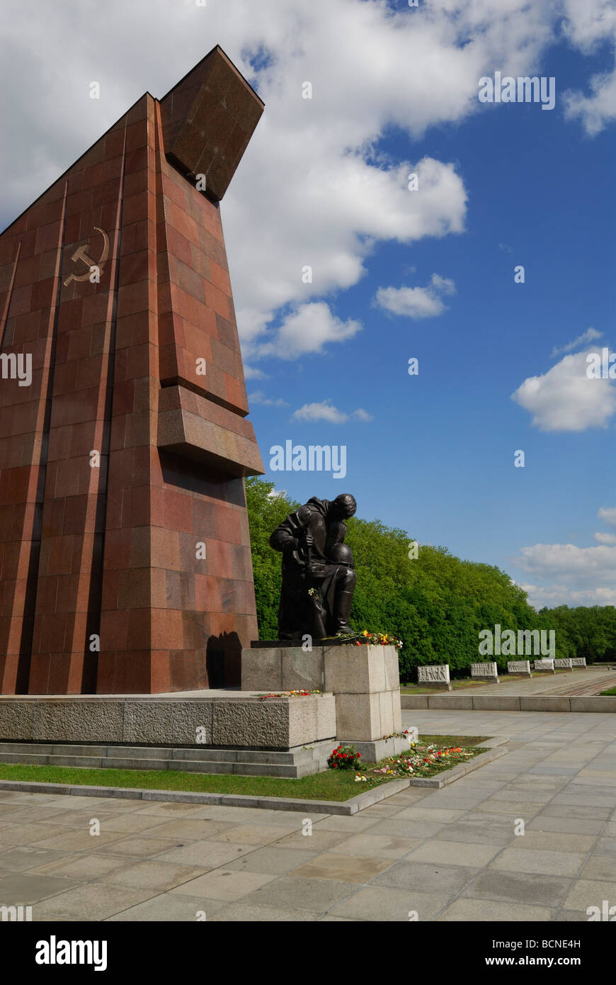 Berlin Deutschland Sowjetischen Ehrenmals im Treptower Park Stockfoto