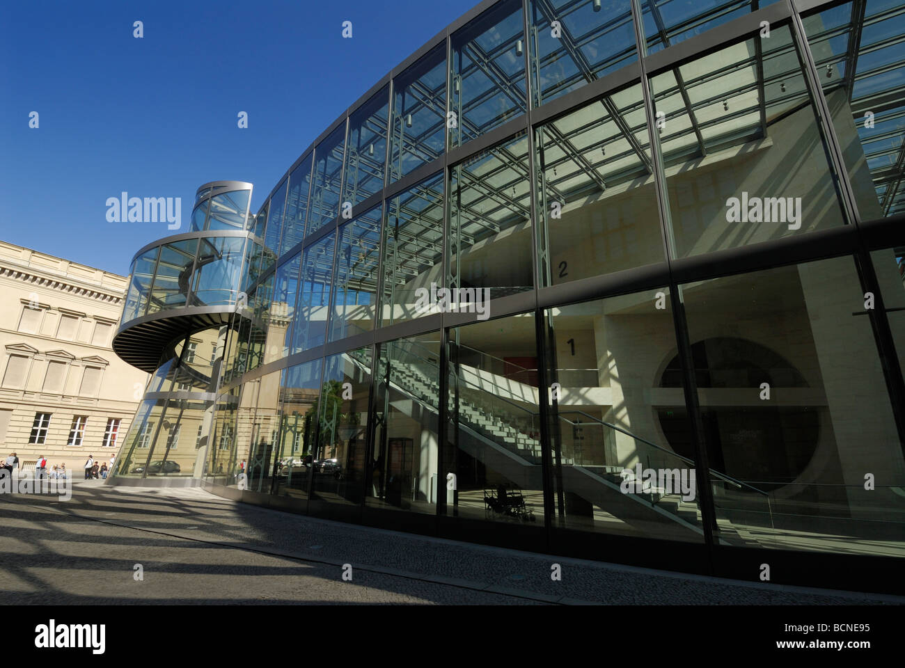 Berlin Deutschland neuen Flügel des deutschen historischen Museums deutschen historischen Museum IM Pei entworfene Stockfoto