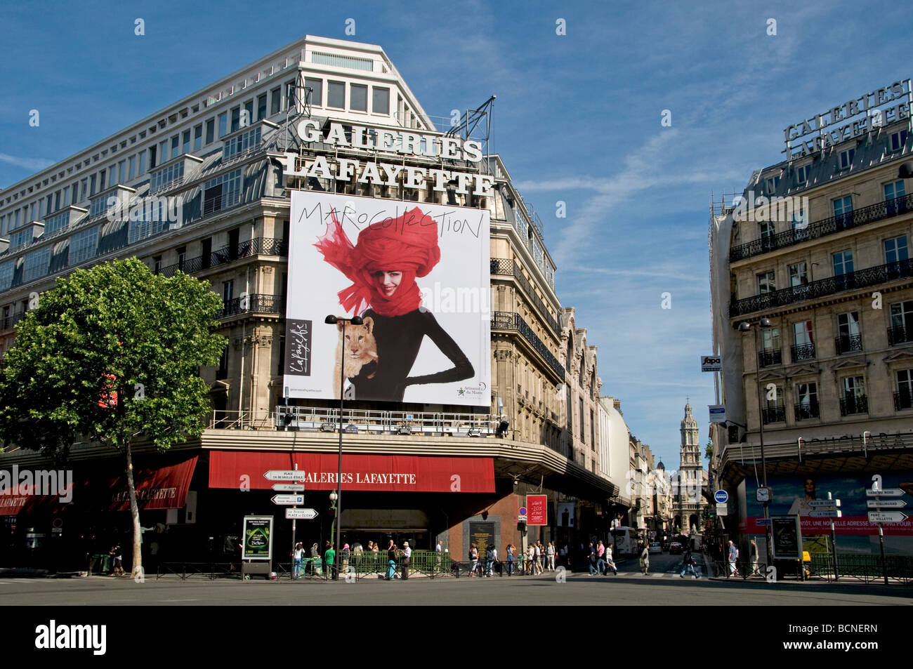 Galeries Lafayette Paris Frankreich Mode Trendy Stockfoto