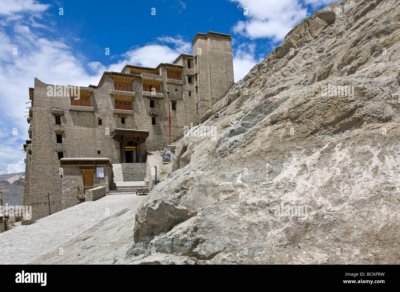 Leh-Palast. Ladakh. Indien Stockfoto