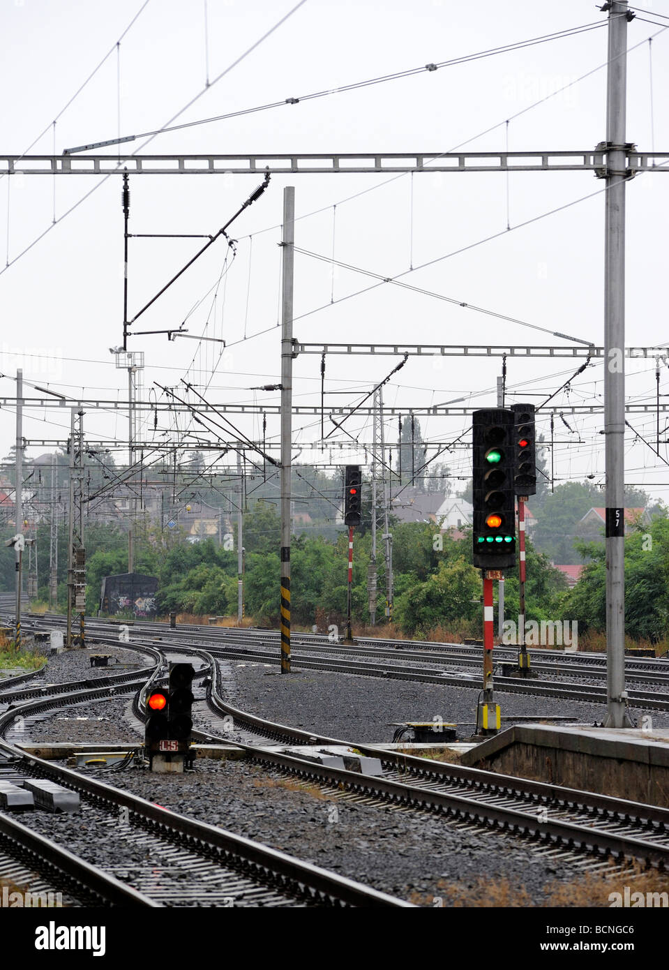 Tschechische Bahn Tschechien Stockfoto