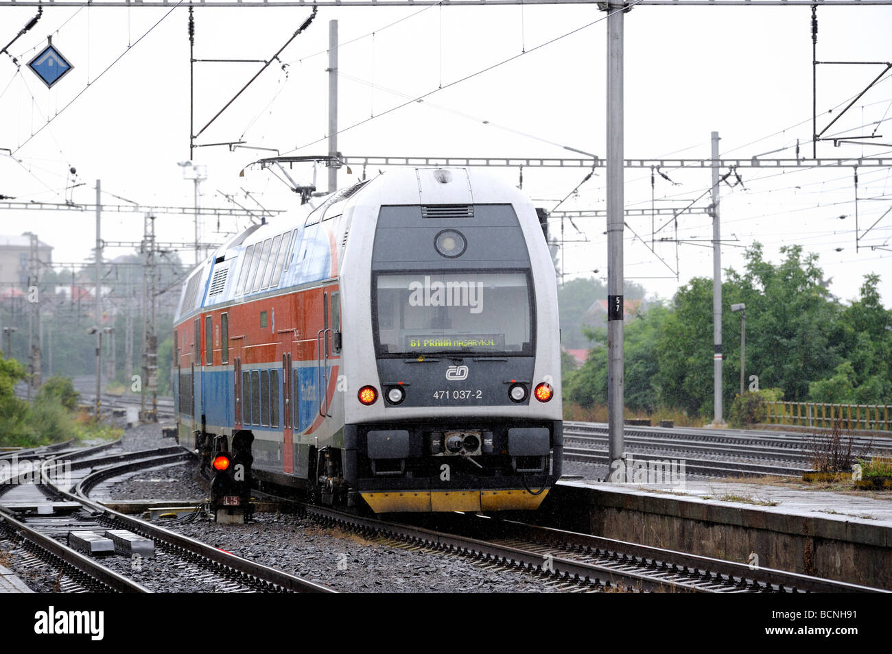 Tschechische Bahn Tschechien Stockfoto