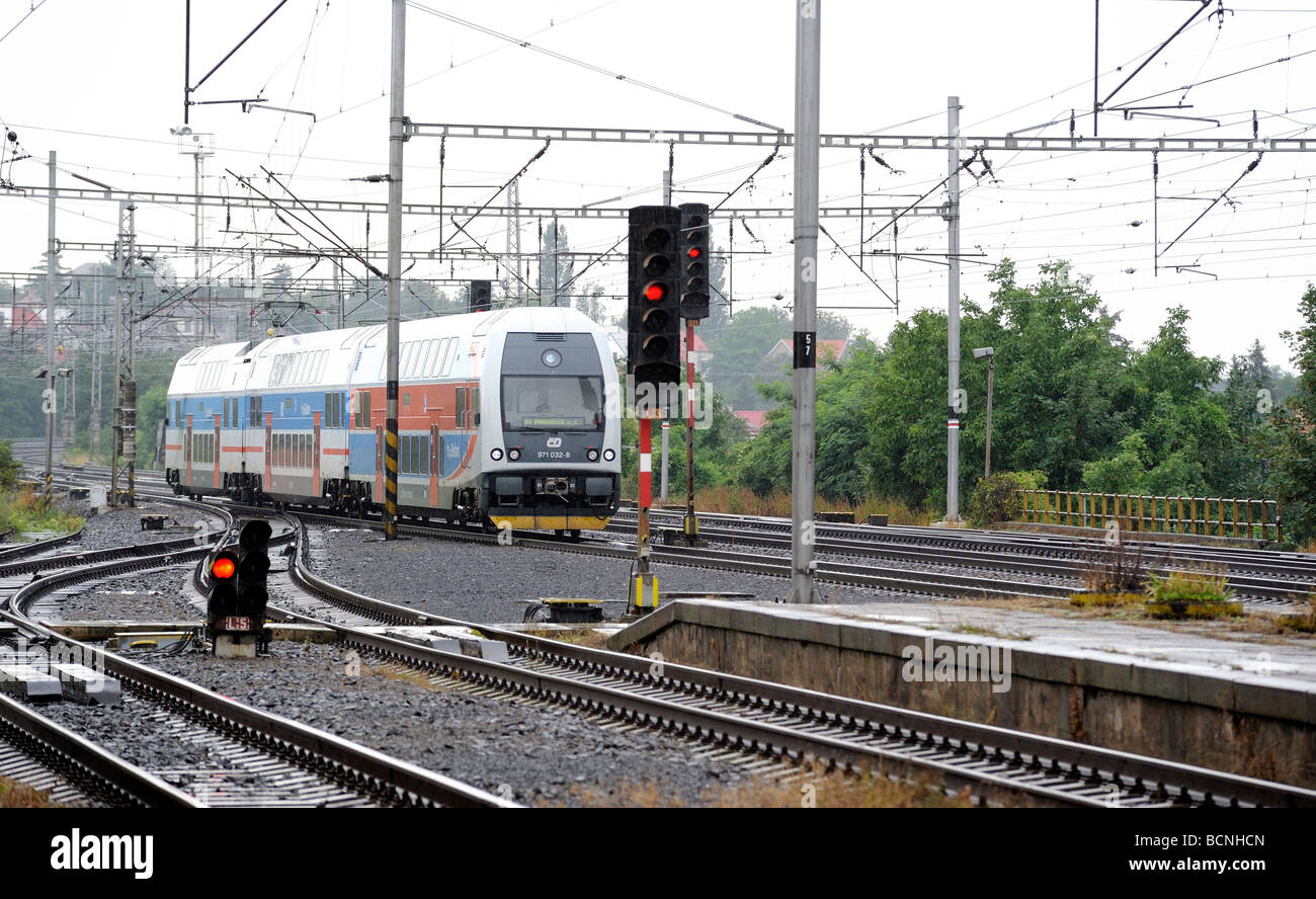 Tschechische Bahn Tschechien Stockfoto