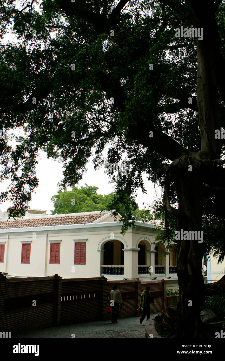 Westlichen Stil Haus aus der Kolonialzeit, Gulangyu, Xiamen, Provinz Fujian, China Stockfoto