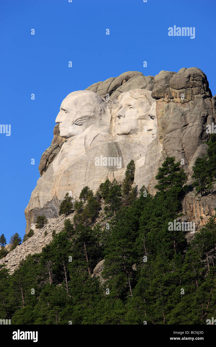 Mount Rushmore National Memorial in den Black Hills, South Dakota. Stockfoto