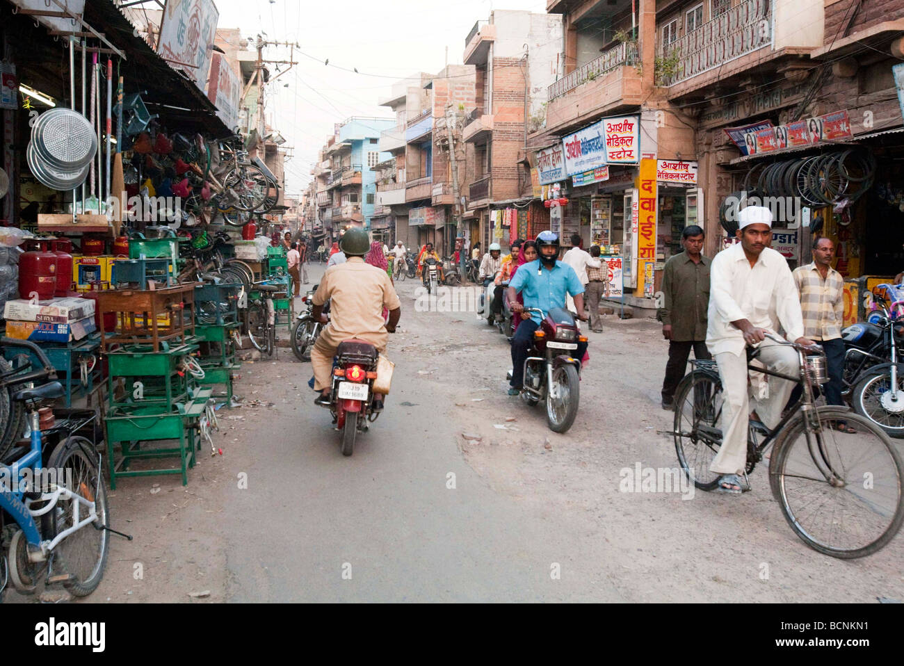 Sadar Markt Jodhpur Rajasthan Indien Stockfoto