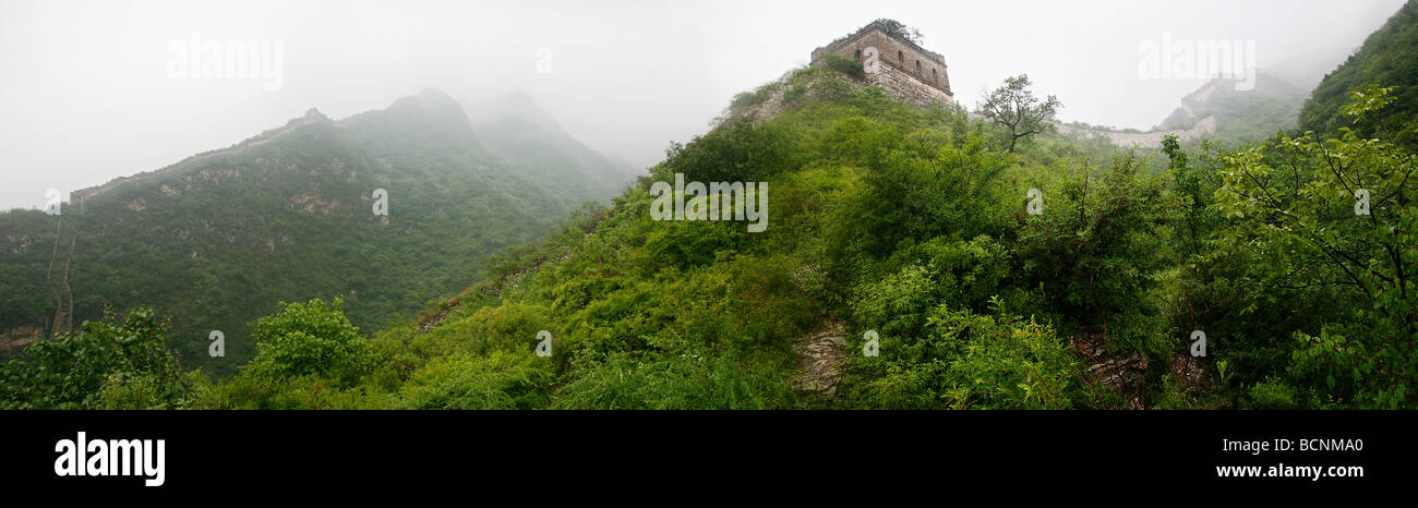 Lianyunling Great Wall, Dazhenyu Dorf, Huairou District, Beijing, China Stockfoto