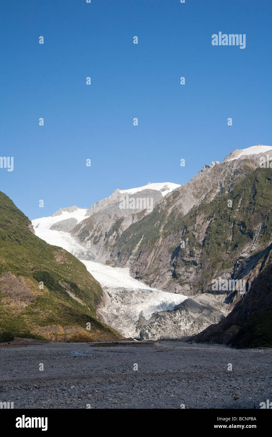 Franz-Josef-Gletscher in der Nordinsel Neuseelands Stockfoto