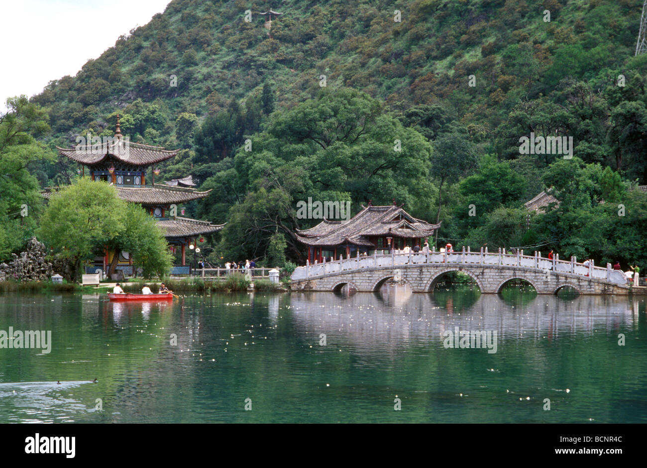 Black Dragon Lake Lijiang Yunnan china Stockfoto