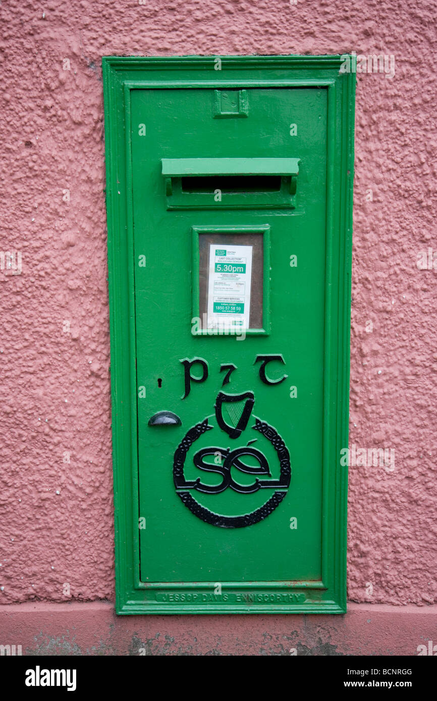 Irische Briefkasten Stockfoto