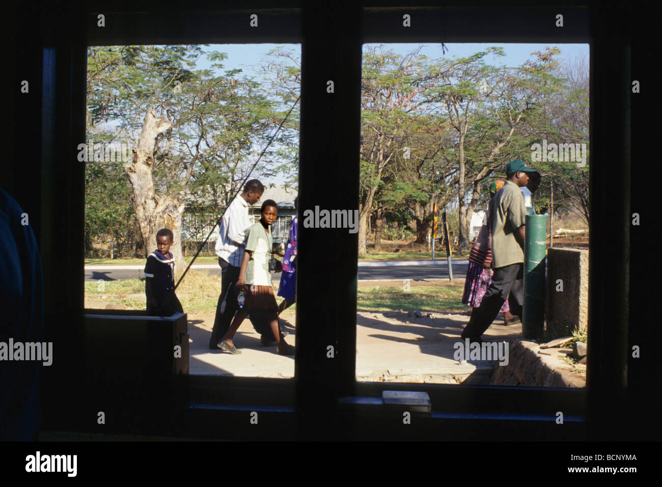 Zimbabwe Viktoriafälle Alltag Stockfoto