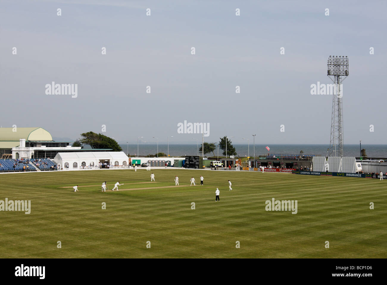 County Championship Cricket bei St. Helen, Swansea, Wales, Großbritannien Stockfoto