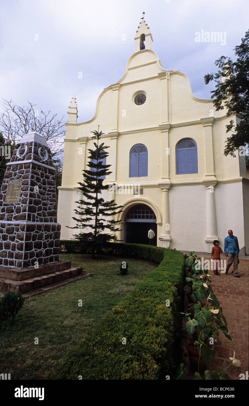 St. Francis Church Fort Cochin Cochi Kerala Indien Stockfoto