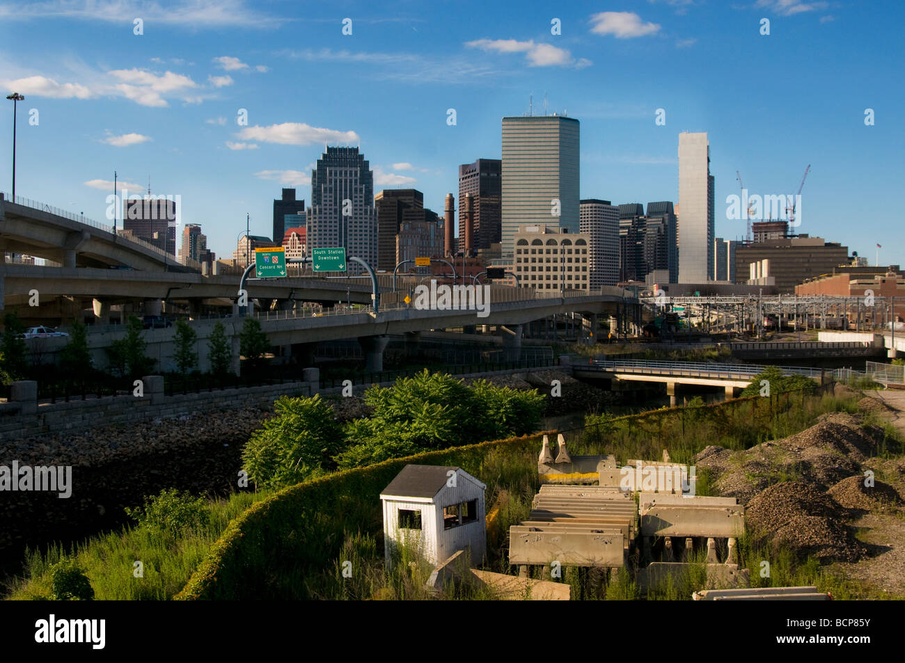 Boston downtown Stockfoto