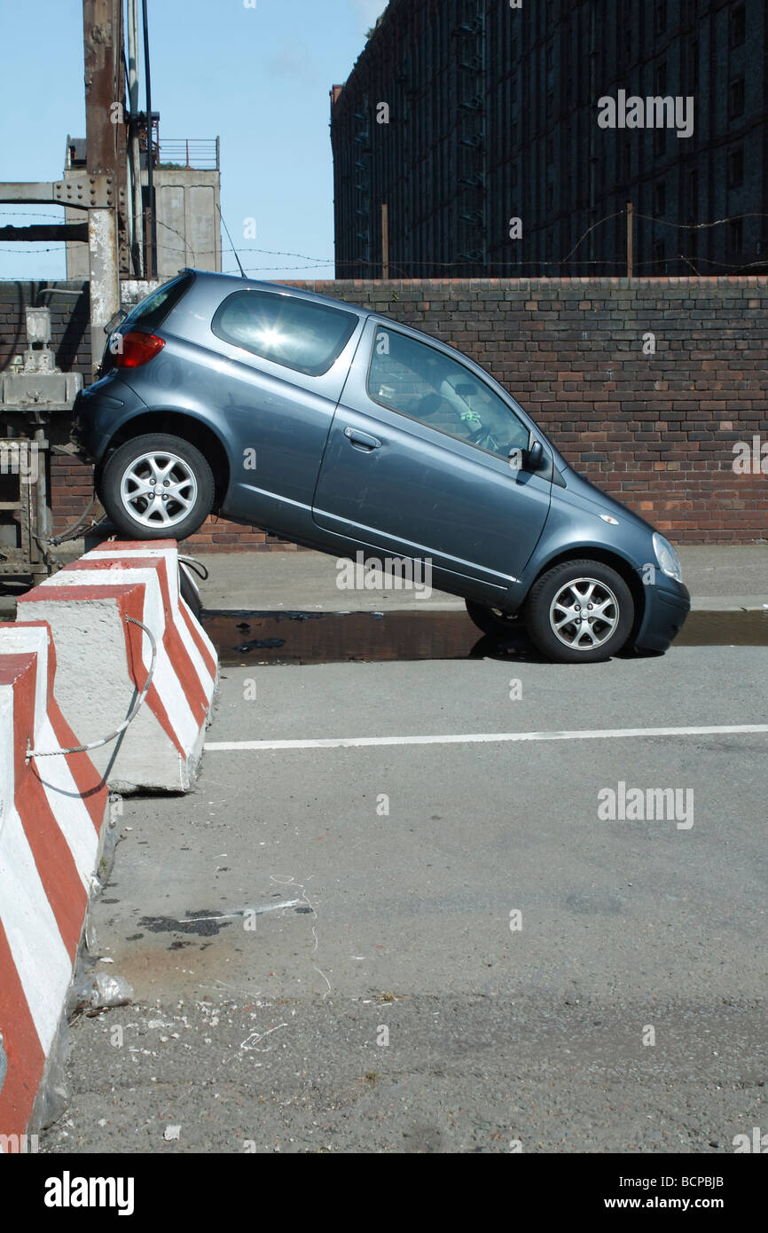 gestohlenes Auto von Stanley dock-liverpool Stockfoto