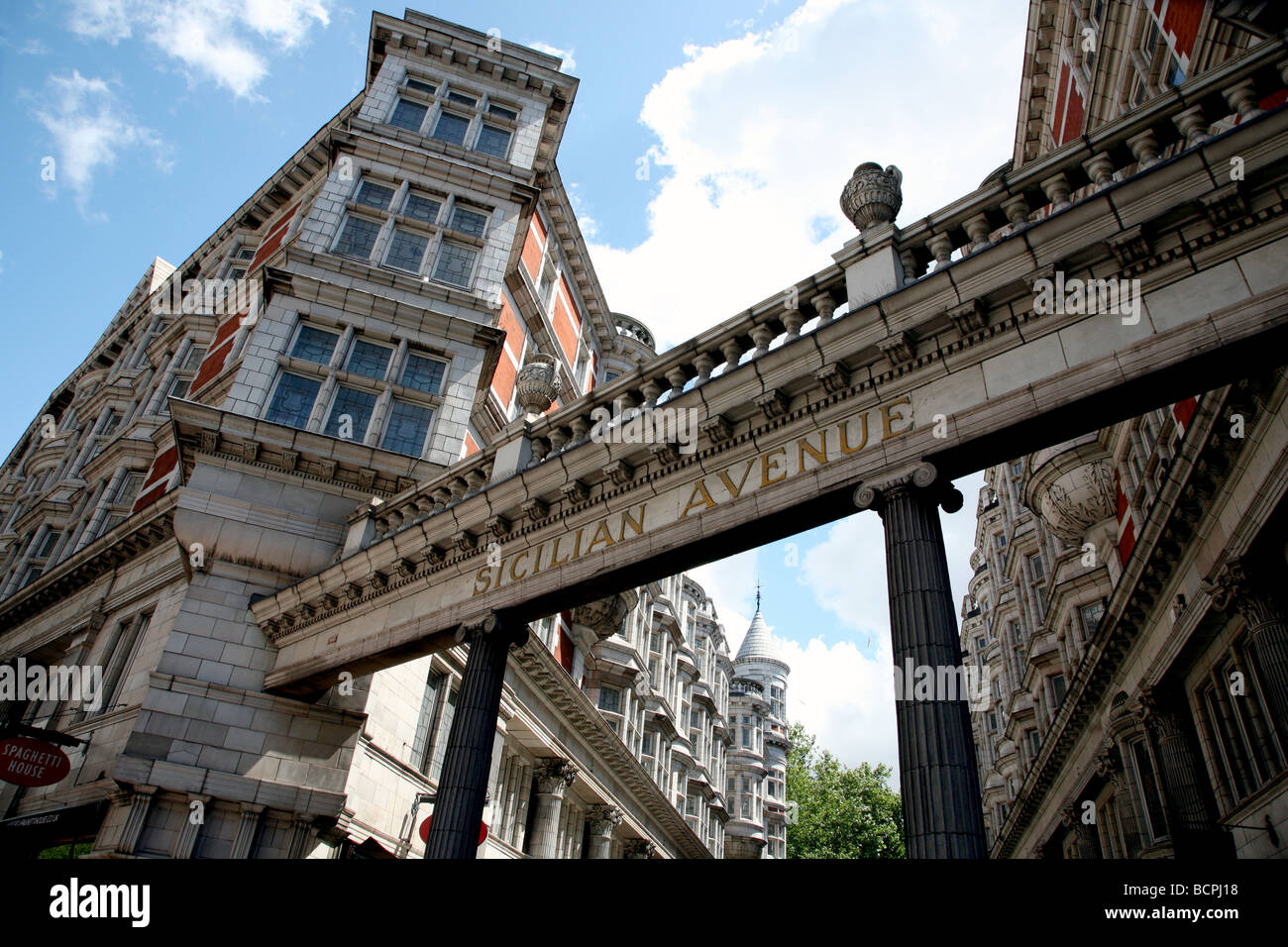 Sizilianische Avenue, Holborn, London Stockfoto