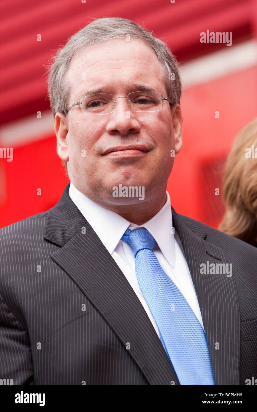 Manhattan Borough President Scott M Stringer in New York USA 15. Mai 2009 Stockfoto