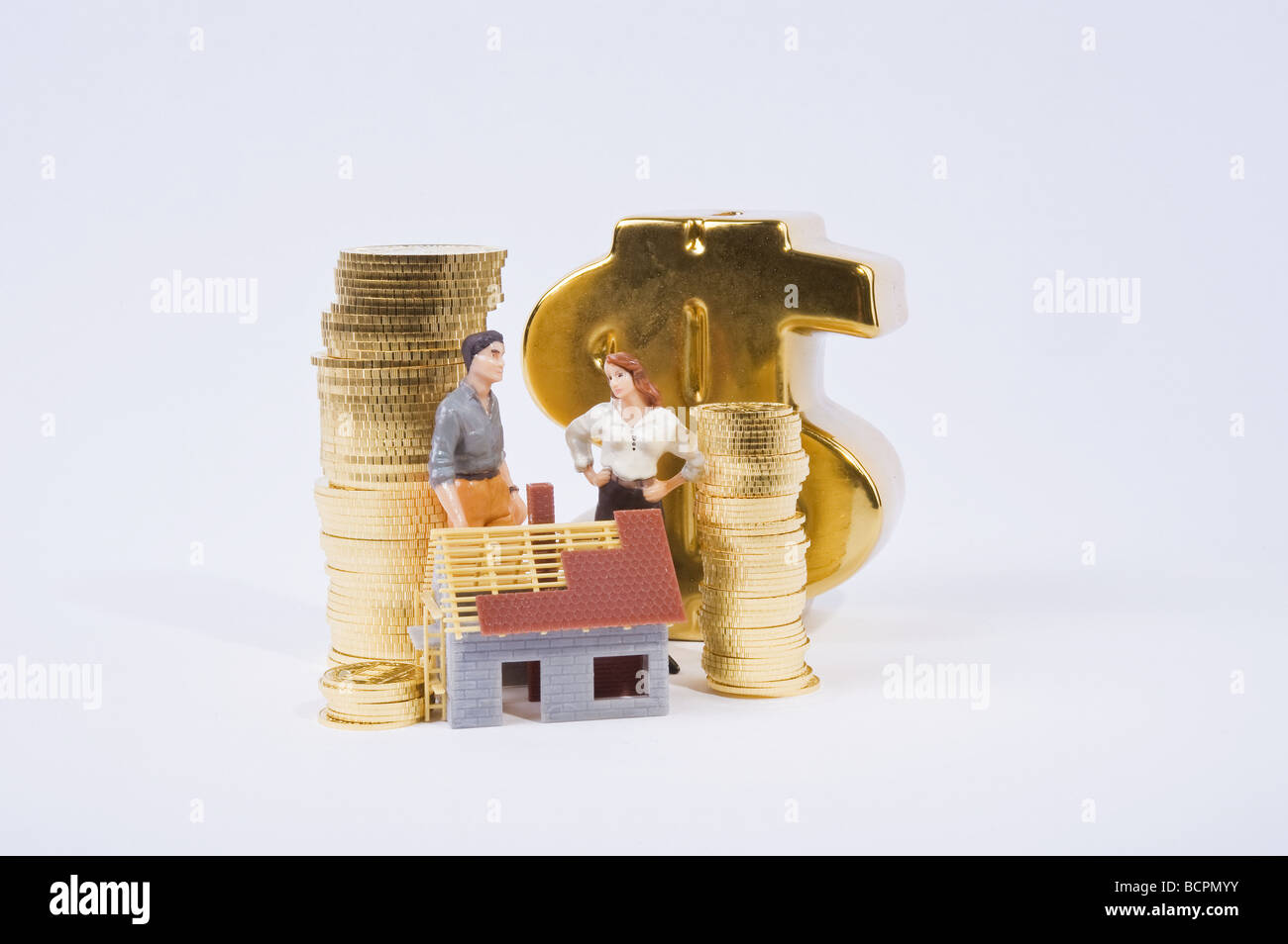 Wohnbaufinanzierung Finanzierung Immobilie Stockfoto