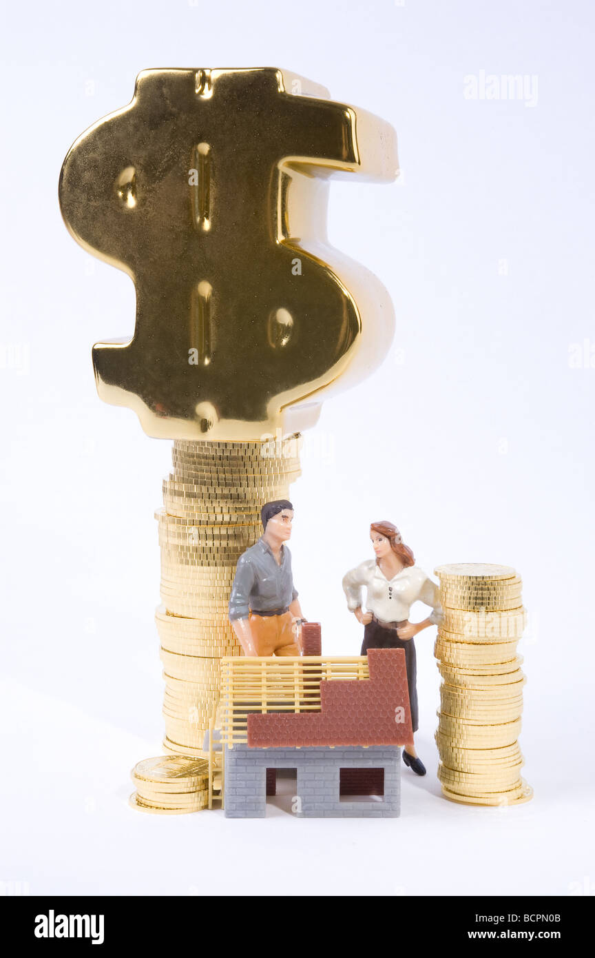 Wohnbaufinanzierung Finanzierung Immobilie Stockfoto