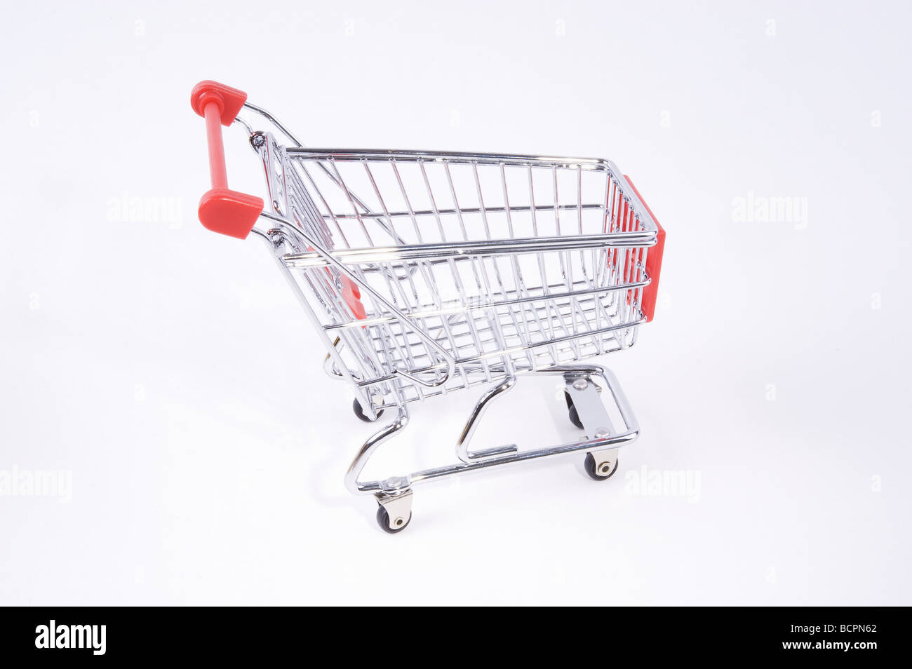 Mini Einkaufswagen Einkaufswagen Stockfoto