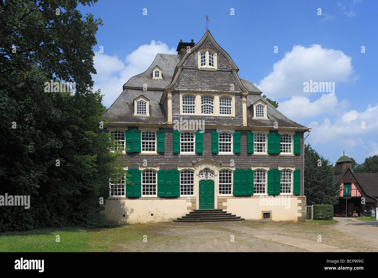 Route der Industriekultur, Unternehmervilla Haus Harkorten, Herrenhaus, Geburtshaus des Industriellen Und Politikers Friedrich Wilhelm Harkorten, Berg Stockfoto