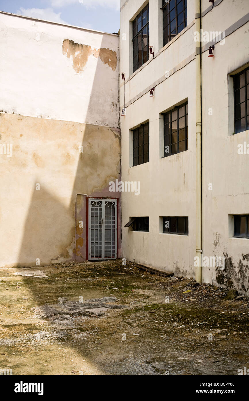 Einen leeren Hof in Melacca, Malaysia Stockfoto