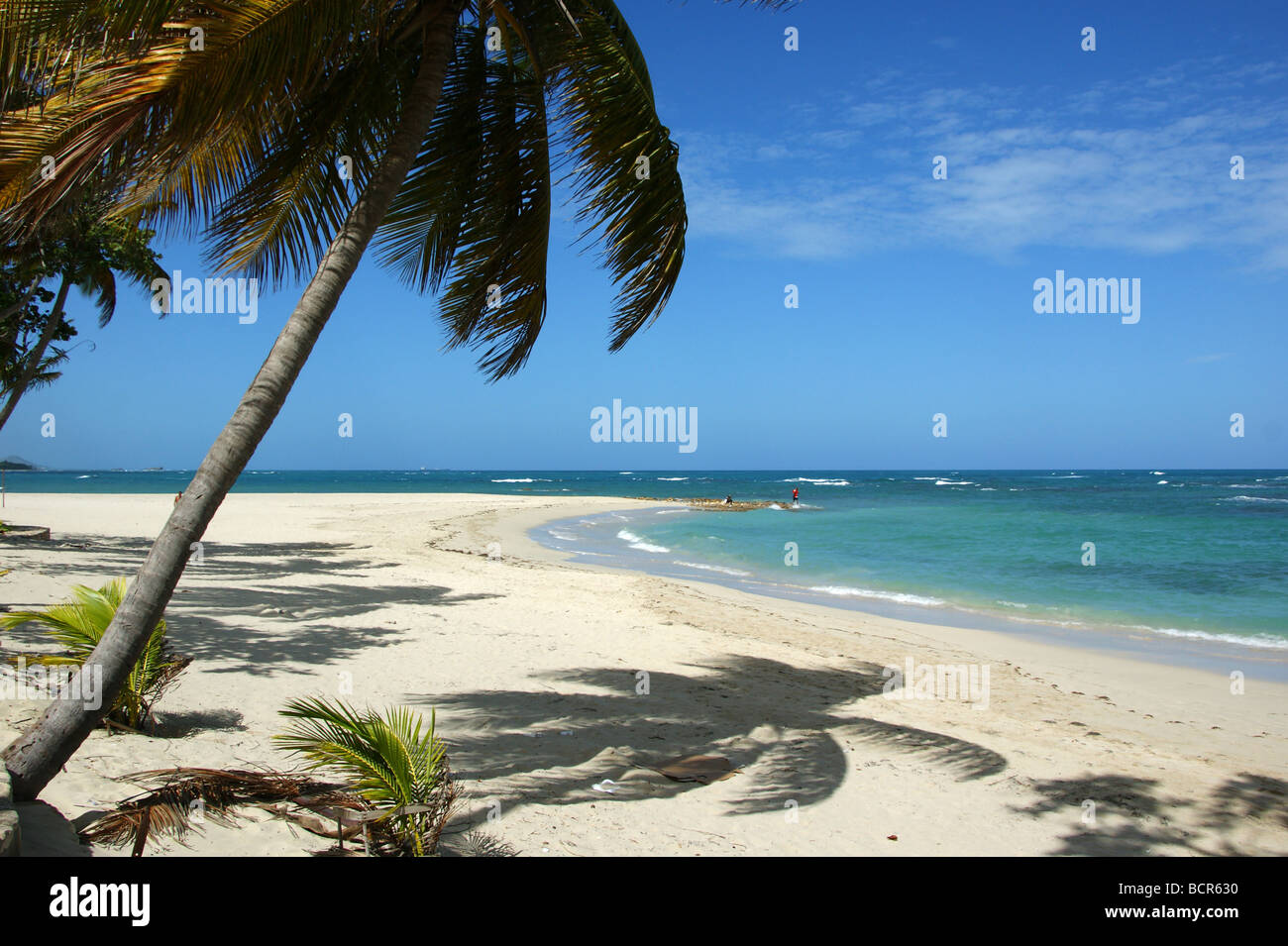 Dominikanische Republik-Strand in Puerto Plato Stockfoto