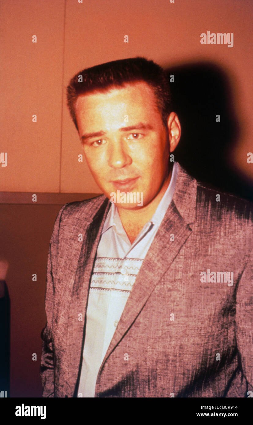 THE BIG BOPPER - Jiles Perri Richardson - uns Sänger am bekanntesten für Song Chantilly-Spitze im Jahr 1958 Stockfoto