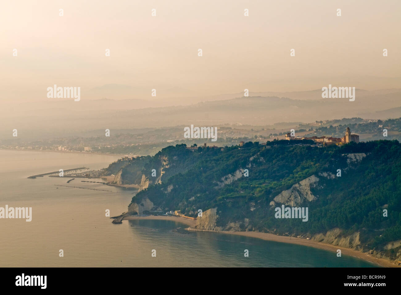 Conero Regionalpark Ancona Italien Stockfoto