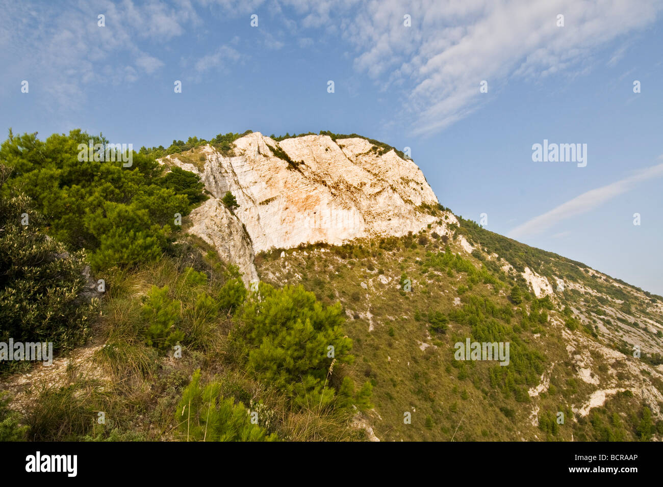 Conero Regionalpark Ancona Italien Stockfoto