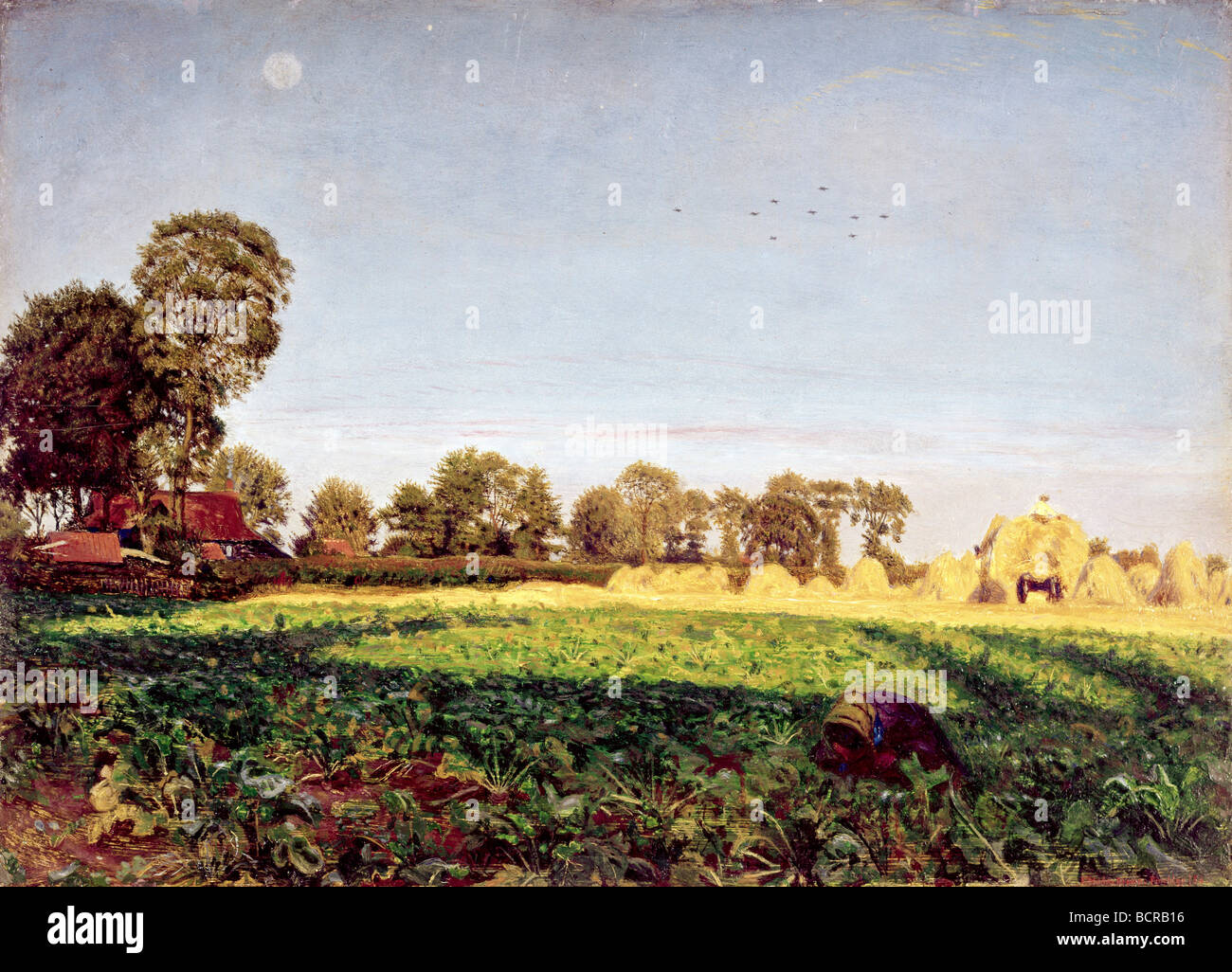 Mit Mais von Ford Madox Brown, 1854, 1821-1893, Tate Gallery, London, England, UK Stockfoto