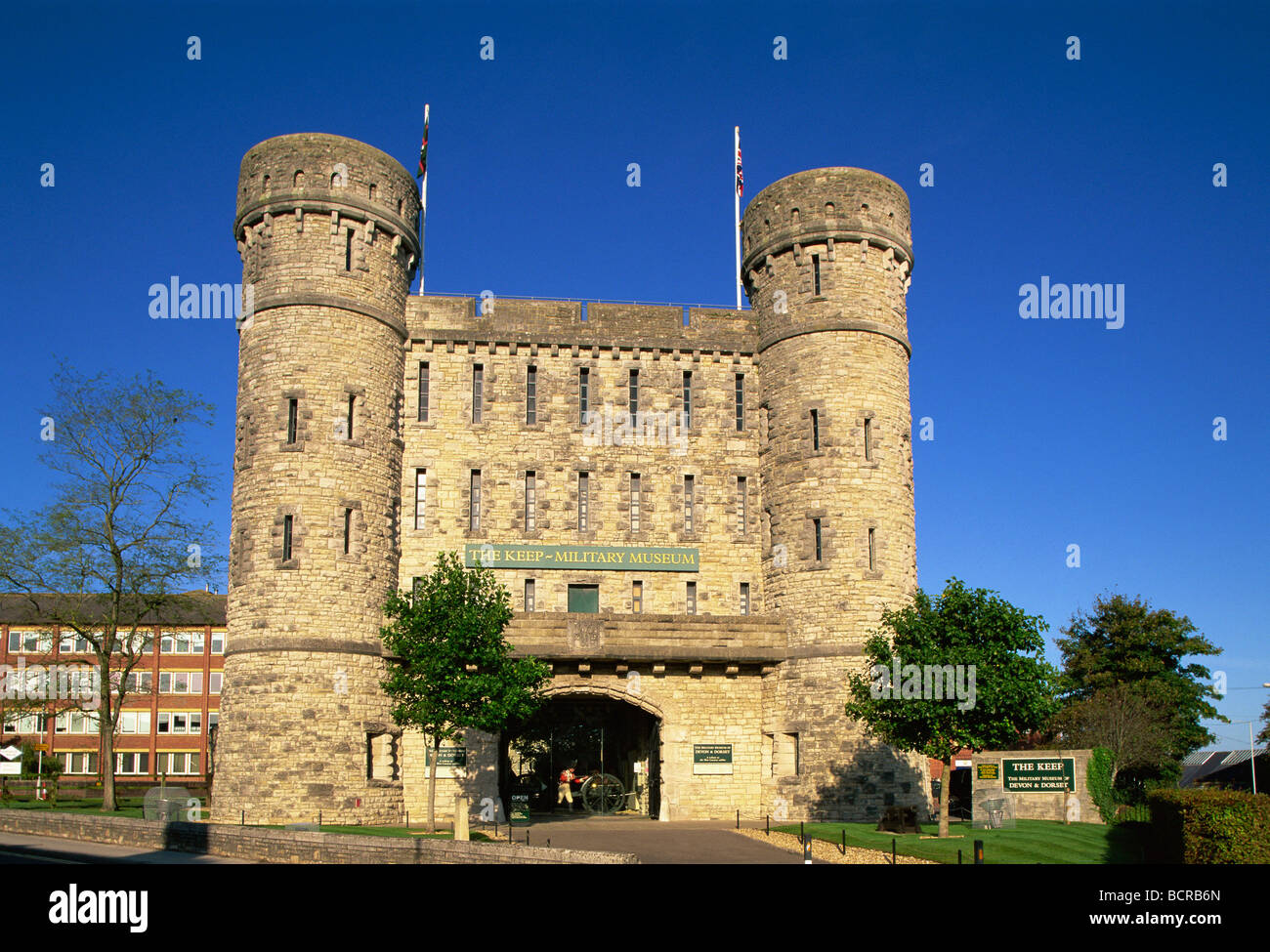 Fassade des ein Museum, das militärische Museum halten, Dorchester, Dorset, England Stockfoto