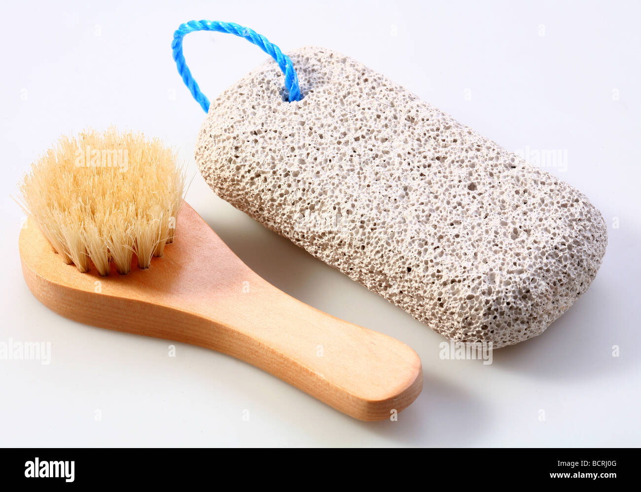 Gegenstände von Badehäuser auf weißem Hintergrund Stockfoto