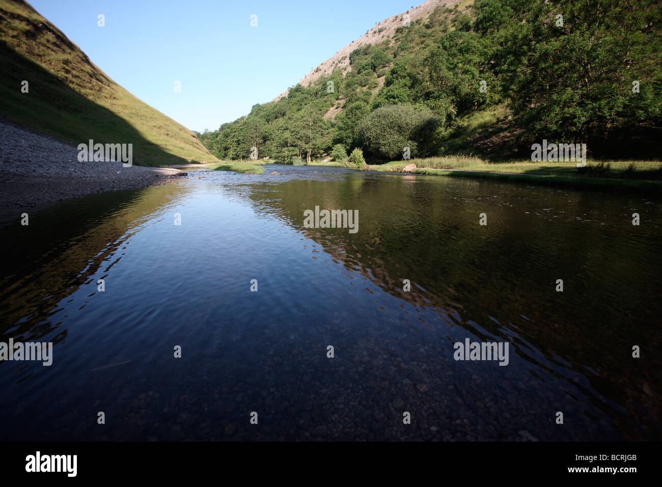 Dovedale Derbyshire UK Juli 2009 Stockfoto