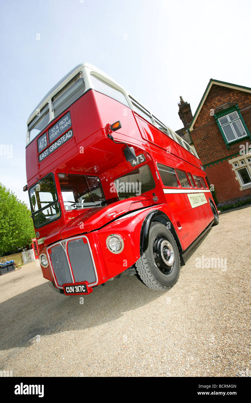 Klassische Routemaster-London-bus Stockfoto