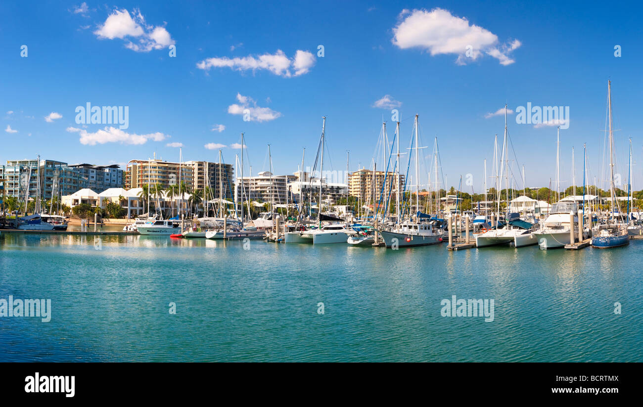 Cullen Bay Marina in Darwin. Northern Territory, Australien Stockfoto