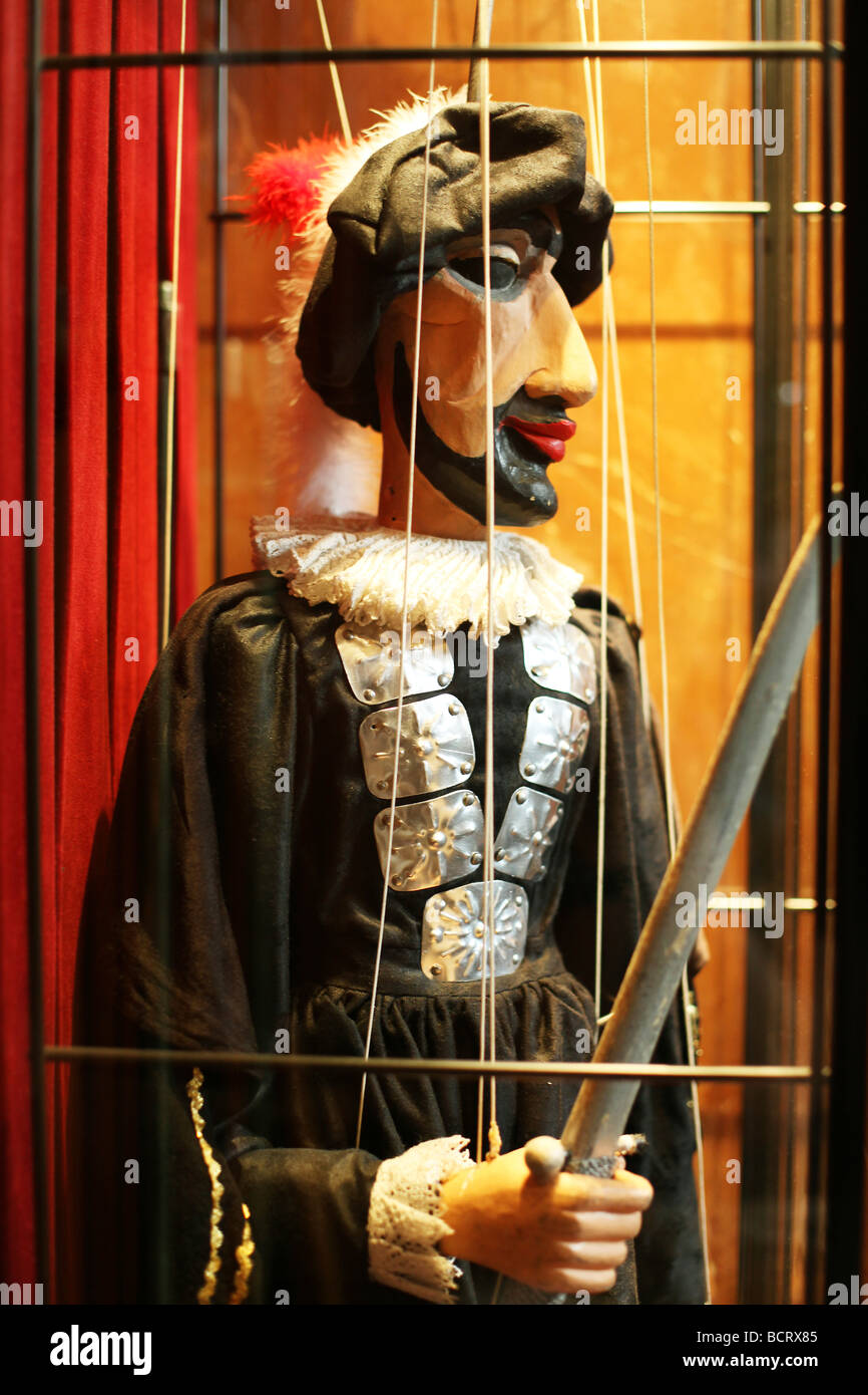 Die Marionette von Don Giovannia, von der National Marionette Theatre, Prag. Stockfoto