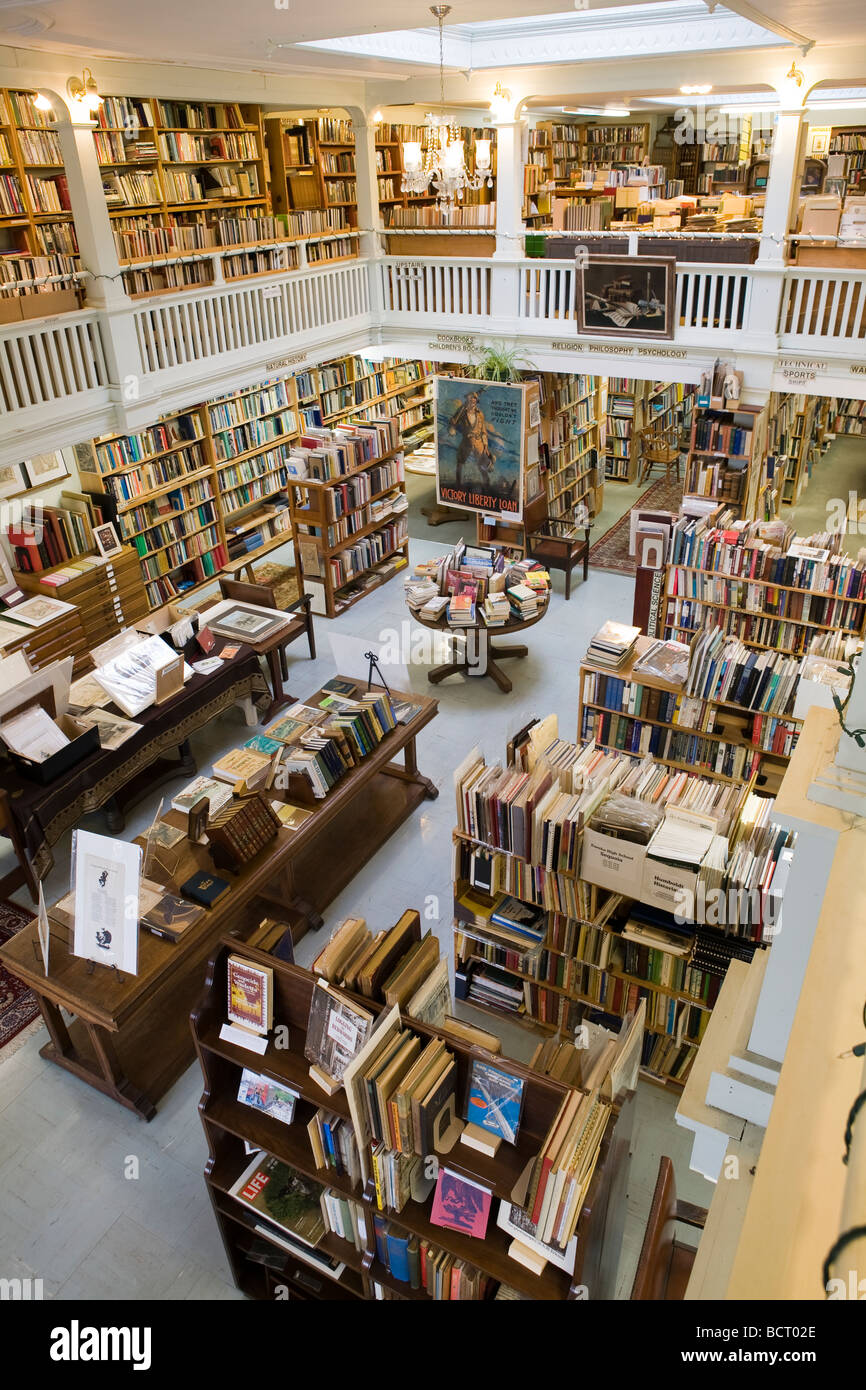 Eureka, antiquarische Bücher unabhängige Buchhandlung Humboldt County in Kalifornien Stockfoto
