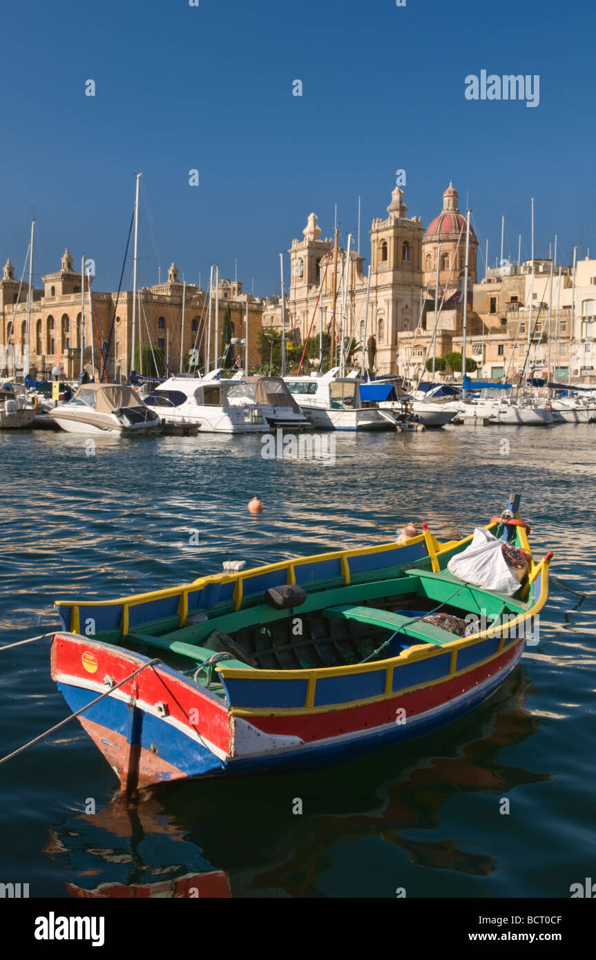 Dockyard Creek Valletta Malta Stockfoto