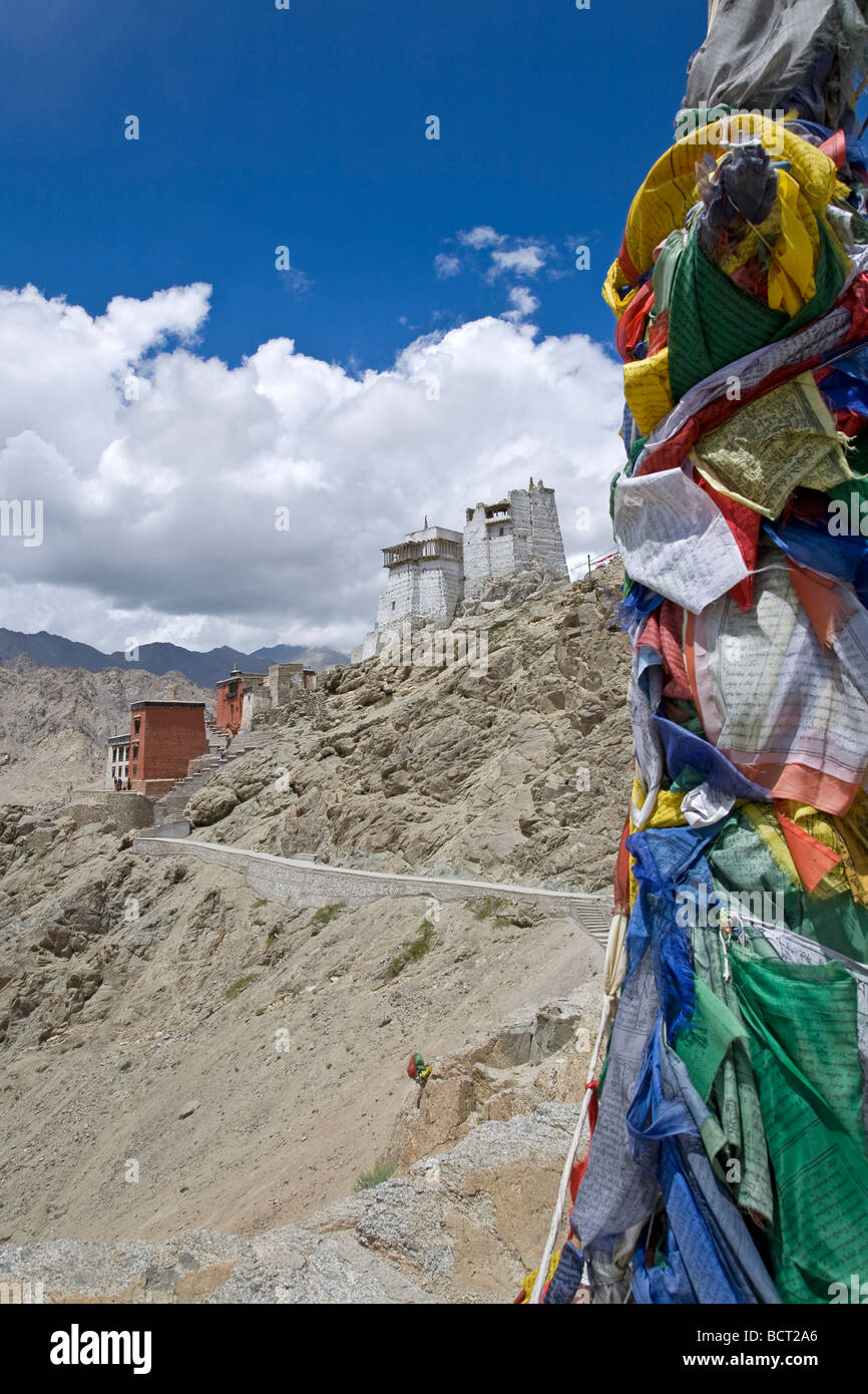 Namgyal Tsemos Gompa. Leh. Ladakh. Indien Stockfoto